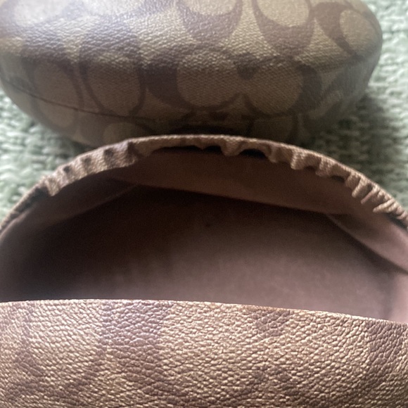 2 Authentic COACH Hard Shell Sunglass cases holders clamshell hard protective - Picture 11 of 11